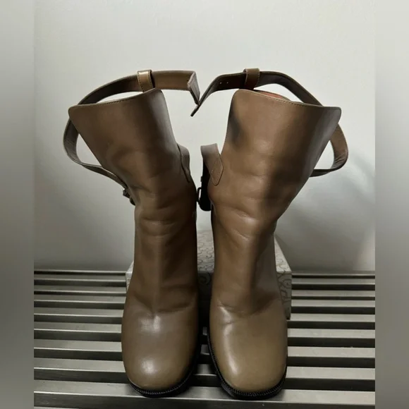 🩶Celine Leather Ankle Boots - Picture 6 of 16